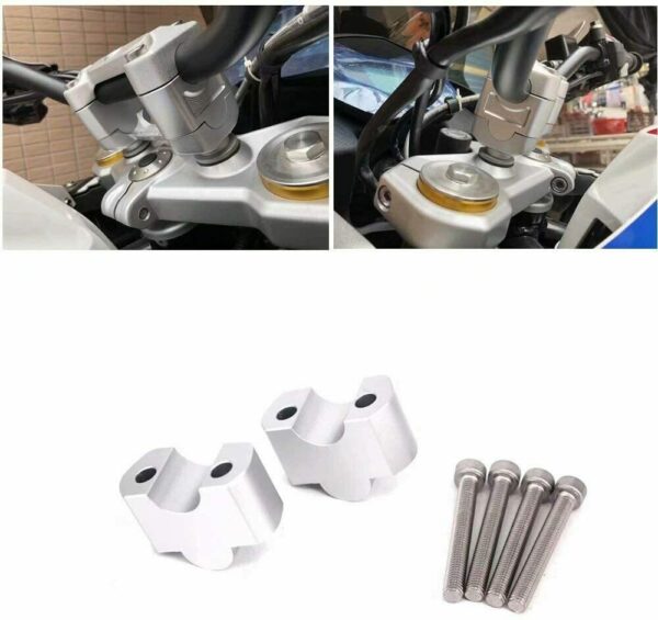 BMW ACCESSORIES INDIA CNC HANDLEBAR RISER CLAMP ADAPTER BMW G310GS G310R - Image 3