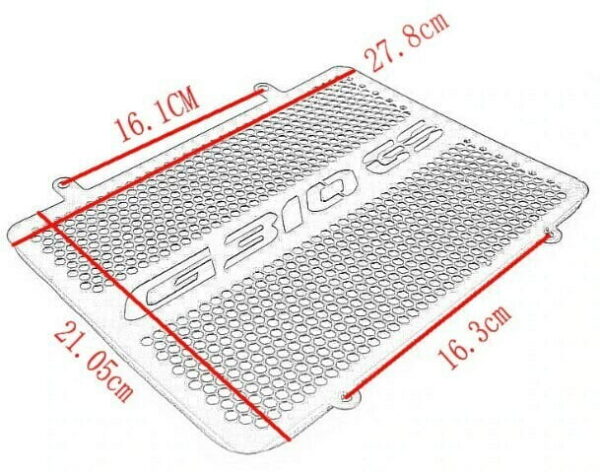 BMW G 310 R RADIATOR GUARD GRILL - Image 2