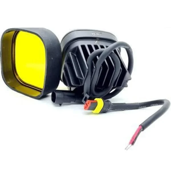 HJG 4 LED CREE Fog Light Auxiliary Light for All Motorcycles 60w each Yellow Cover Included - Image 5