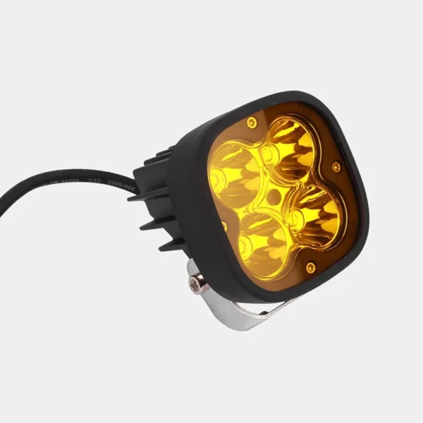 HJG 4 LED CREE Fog Light Auxiliary Light for All Motorcycles 60w each Yellow Cover Included - Image 3